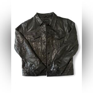 J Brand Men's Black Leather Jacket